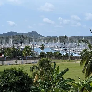 Ti Plezi 26m A 2 Pas Marina Du Marin Climatise Parking Appartement Le Marin
